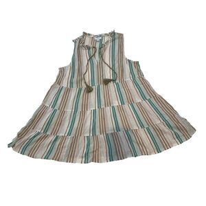 J Jill Womens Stripped Tank Top Blouse Small